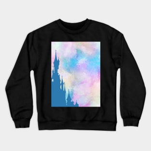 Paris Magic Castle Watercolor Crewneck Sweatshirt